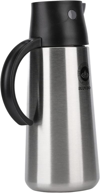Olijfolie Dispenser van RVS 750ml - Flessen voor Keuken, Koken en BBQ met Deksel
