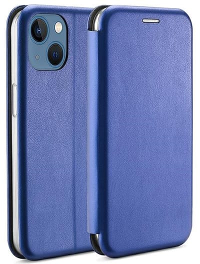 Beline Book Magnetic Serie - Magnetisch iPhone Etui - Niebieski - iPhone 14/13 - Portefeuillefunctie