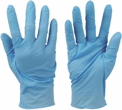 MM Eurotool Poedervrije nitril wegwerphandschoenen - XXL - Blauw - 100 stuks