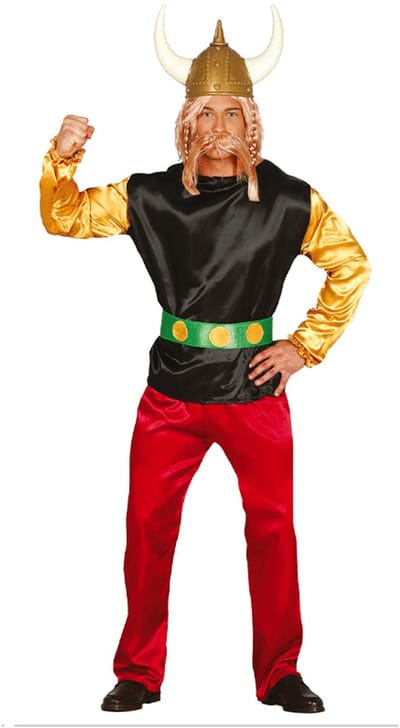 Fiestas Guirca - Volwassenkostuum Gallische soldaat - maat M (48-50) - Carnavalskleding - Carnaval - carnavalskleding 2027 - Carnaval kostuum