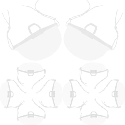 Gezichtsmaskers - Mondkapjes - Hygiënisch Werken - Transparant Ontwerp - 20 Stuks - Transparant
