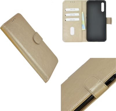 Pearlycase Hoes Wallet Book Case Goud Geschikt voor Samsung Galaxy Note 10