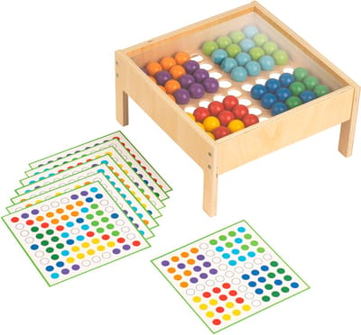 Mozaïektafel met gekleurde ballen - Educo