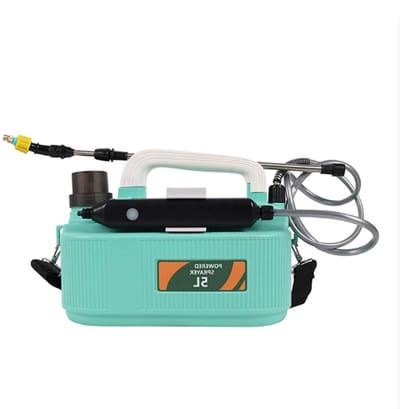 Accu Sproeier - Tuin Verstuiver - Gazon Bemesten - Instelbare Straalmodi - 51 Liter Tank - Grijs