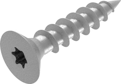 Spaanplaatschroeven RVS V2A 4.5 x 20 mm met Volledige Draad en TX Aandrijving - 250 Stuks