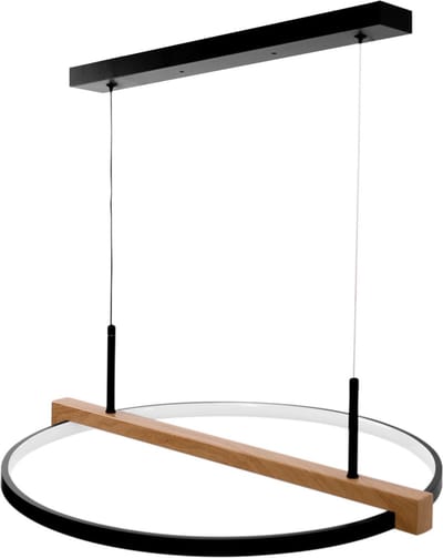 Toolight App1530-Cp Hanglamp Zwart 54X60X45Cm