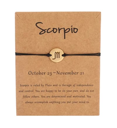 Plux Fashion Schorpioen Armband Geschenk - Goud - 3mm/16-35cm - Gouden Armband - Sterrenbeeld Armband - Stainless Steel - Schorpioen Sterrenbeeld - Scorpio Bracelet - Schakel Armband - Sieraden Cadeau - Luxe Style – Roestvrijstaal