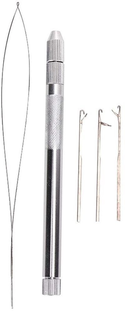 Dailygoods - Haarverlenging Lus Naald - Micro Kralen Looper - Aluminium Handvat - Haarverlengingstool - Eenvoudig te gebruiken - Perfect voor kapsels