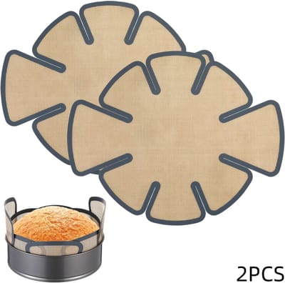 2 stuks - Siliconen bakmat - Hittebestendige antiaanbak siliconen ovenmat - met veilige handgrepen - antiaanbaklaag - voor brood, koekjes, macarons en gebak voor in de keukenoven - 36×47cm