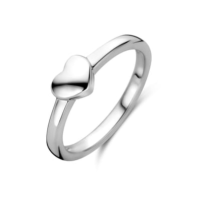 Gerhodineerd Zilver Ring Hart 1338081
