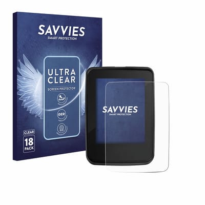 Savvies - Screenprotector voor Giant RideDash Evo 2 - Folie Beschermfolie transparant 18 Stuks