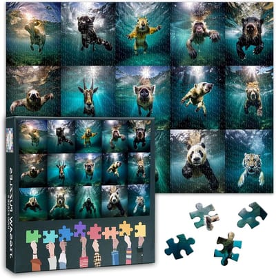 Legpuzzel Volwassenen - Oceaan Puzzel - Ontspanning en Gezelligheid - Inclusief A4 Poster - 1000 Stukjes - Oceaan Thema