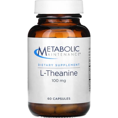 Metabolic Maintenance, l-théanine, 100mg, 60 capsules