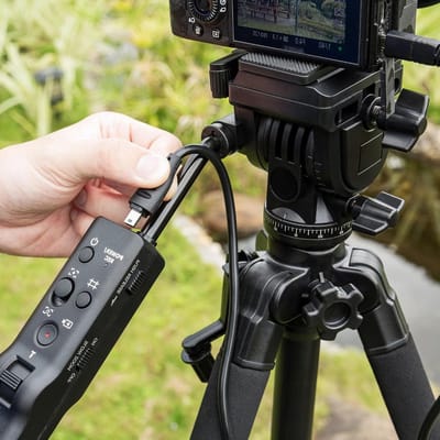 3 meter verbindingskabel voor SR-F2 afstandsbediening, TP-F2 tripod en TPR-M1 pan bar controller voor Sony camera's en camcorders met multi-terminal aansluiting