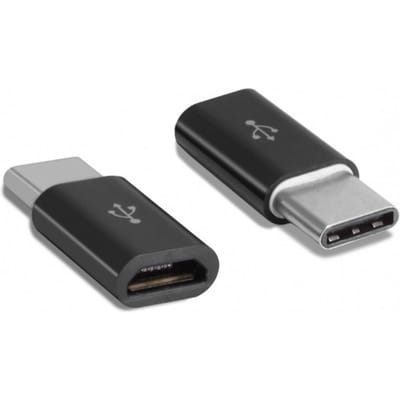 Type-C Mannelijke Aansluiting Op Micro Usb 2.0 Vrouwelijke Usb 3.1 Converter Data Adapter Zwart