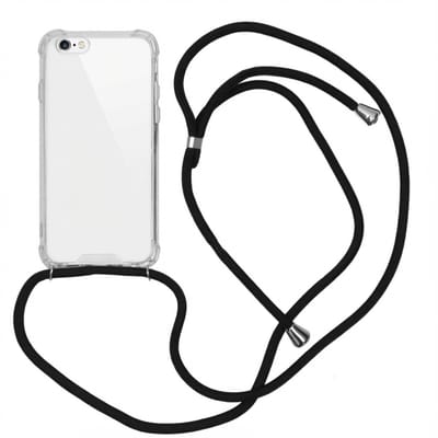 imoshion Hoesje - Geschikt voor Apple iPhone 6s / 6 - Backcover met koord - Zwart