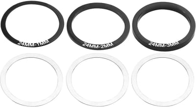 Dailygoody - Inner Bearing Seals - Fietsaccessoires - Optimale bescherming - 24 mm - Ondersteuning voor BB86/BB30 - Perfect voor elke fietser - 6-deli.