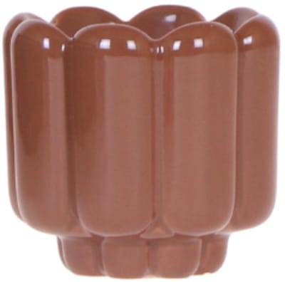 Kolibri Home | Retro Shine sierpot - Brown - Ø6cm