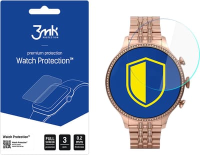 3MK FlexibelGlas - Hybride Beschermfolie - 42mm - Geschikt voor Fossil 6Gen - Ultradun