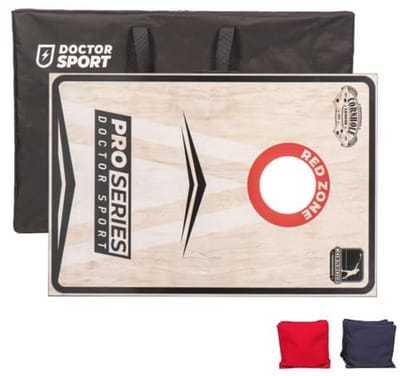 Professioneel Cornhole Bord 120 x 60 cm met Draagtas en 15 x 15 cm Bean Bags