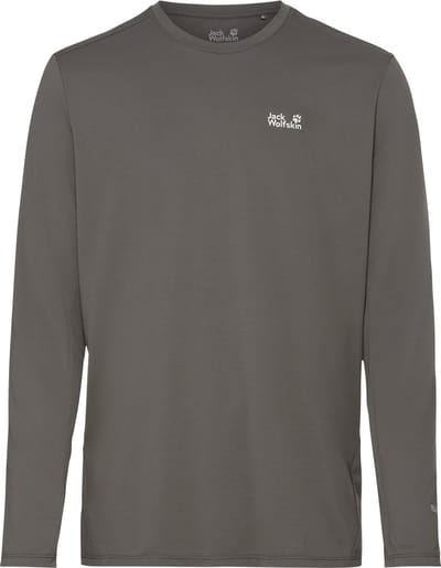 Jack Wolfskin - PRELIGHT SUNCOOL LS - Grijs - Size XL