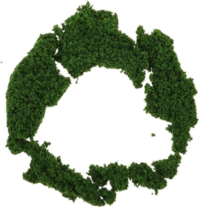 Duurzame Kunstplanten voor Modelbouw en Diorama's, Kleurechte Landschapsbomen en Grasvlokken voor Scènebouw en Miniaturen