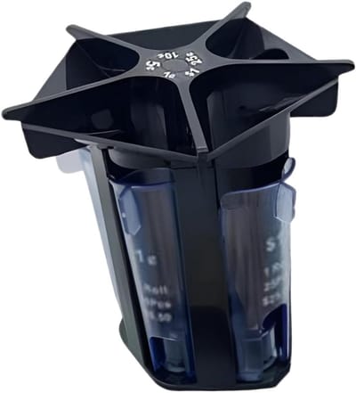 Muntteller Sorteerder - Wisselteller Organizer - Geld Sorteren - 5-in-1 Multifunctioneel - 13x10.8x8cm - Zwart