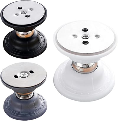 Wanddeurstop - Deurmagneet - Deuren Open Houden - Sterk Magnetisch Ontwerp - 52 cm - Wit