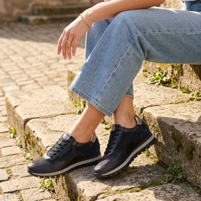 Gabor Gabor Sneakers blauw Suede