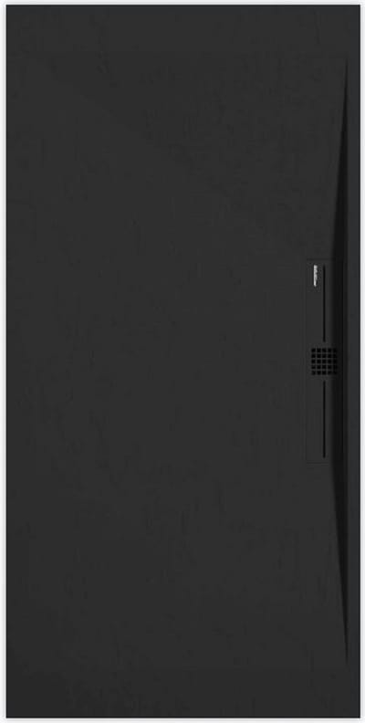 Sanifun douchebak Stone Side Black Slate 900 x 700 P