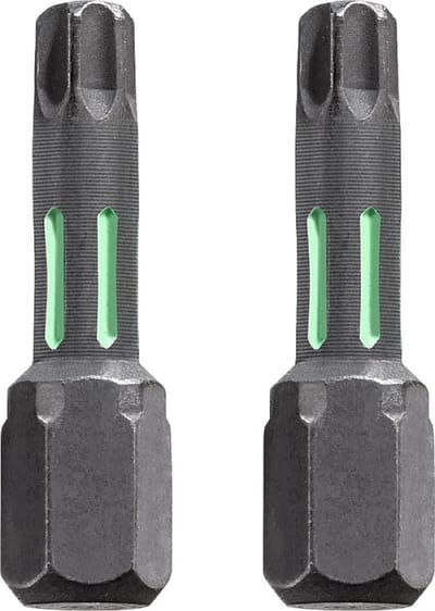 KWB schroefbit T30 - Torx 30 - Torsion - Lengte 25 mm - 1/4" schacht - 122230 - 2 stuks