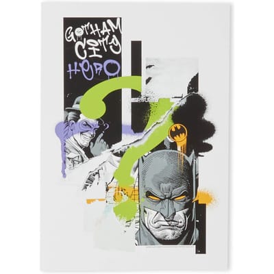 Batman Torn Giclee Poster - A4 - Print Only