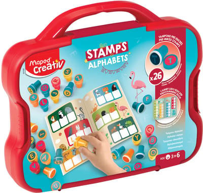 Maped Creativ stempelset 'Alfabet' in koffer