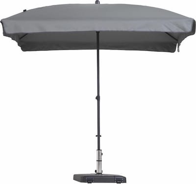 Parasol Rechthoek Lichtgrijs 210 x 140 cm Madison