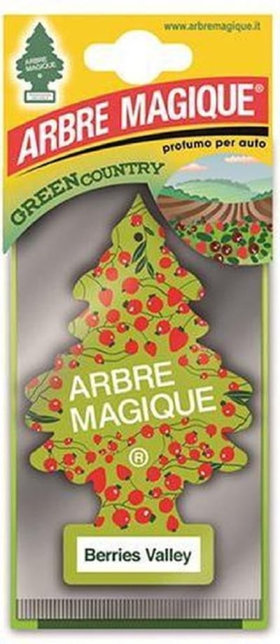 Bessen Arbre Magique Geurboom luchtverfrisser voor in de auto Berries Valley – Car Parfum – Geurboompje – Geurbooster – Wonderboom – Geurverfrisser – Nieuwe Auto – Autogeur – Autoparfum – Geurblad