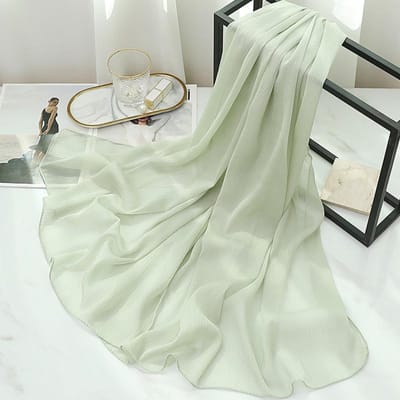 170x70cm Zijden Sjaal Sjaal Effen Zuidoost-Aziatische Hoofddoek Grote Reissjaal Veelzijdige Gestructureerde Chiffon Sjaal Wrap Poncho Hijabs 170x70cm beige