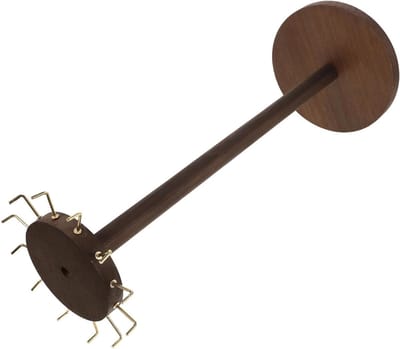 Houten Sieradenrek - Sieradenhouder Organizer - Sieraden Presenteren - Tijdloos Vintage Design - 40 x 15 x 15 cm - Donkerbruin
