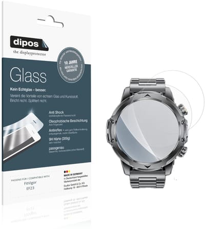 dipos – 2x Matte Pantserfolie geschikt voor FitVigor EF23 | 9H Screenprotector
