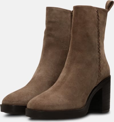 Maruti - Veda Enkellaarsjes op hak Taupe - Taupe - Metallic Bronze - 36