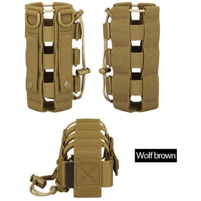 Tactische Molle Waterfles Pouch Draagtas Militaire Buitenactiviteit Reizen Wandelen Trekkoord Waterfleshouder Keteldrager 03L - 08L CHINA