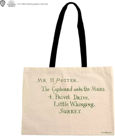 Cinereplicas Harry Potter - Hogwarts / Zweinstein Admission Letter Tote Bag / Stoffen Tas