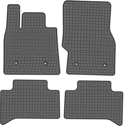 Frogum - Gum Rubber Automatten - Alfa Romeo Stelvio - Op Maat Gemaakt - Zwart