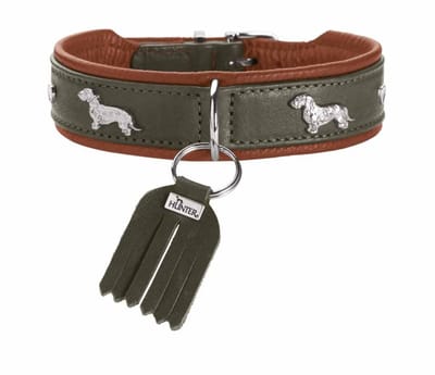 Hunter Teckel Halsband München Groen Maat 42