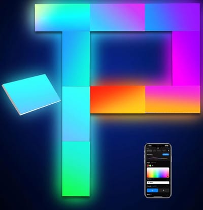 Rechthoekige LED-wandlampen voor Gaming en Smart Homes