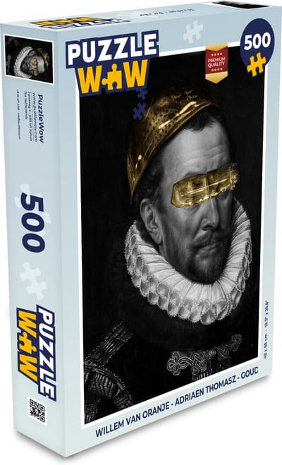 Puzzel Willem van Oranje - Adriaen Thomasz - Goud - Legpuzzel - Puzzel 500 stukjes