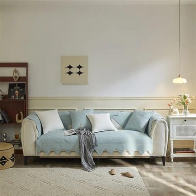 Gewassen Katoenen Bankkussen voor Alle Seizoenen Licht Luxe Kussenhoes Universeel Antislip Kussen Eenvoudig Modern 70x70cm