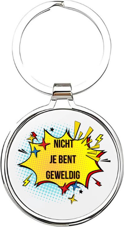 Akyol - Nicht je bent geweldig Sleutelhanger - nicht - De leukste nicht - Nicht sleutelhanger - sleutelhanger - Sleutelhanger voor nichten - Familie sleutelhanger - verjaardagscadeautje - cadeau voor de liefste nicht - cousin - 4 x 7,5 CM