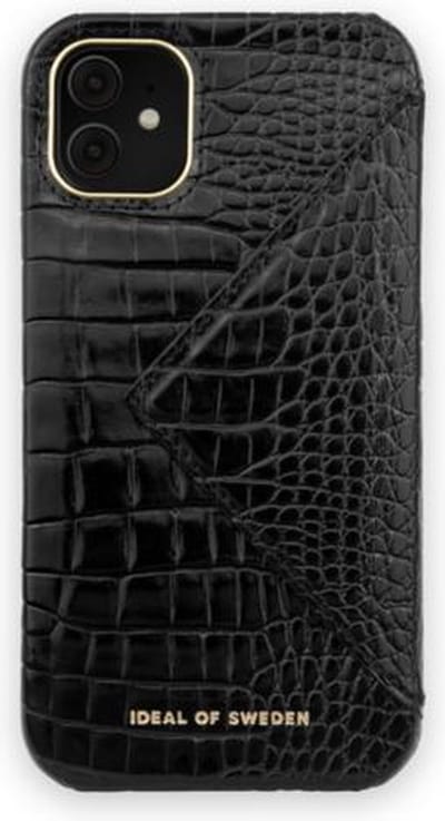 iDeal of Sweden Statement Case Flap Pocket voor iPhone 11/XR Neo Noir Croco - Flap Pocket