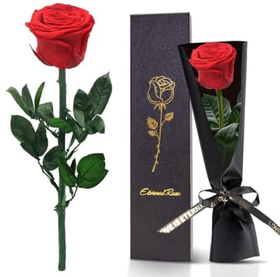 Eeuwige roos in een luxe rozenbox - Gedurende 3 jaar houdbaar, perfect cadeau voor elke gelegenheid