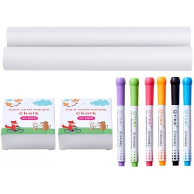 VEVOR Ezel-accessoireset, 32-delige kunst-ezel-schilderset voor kinderen, inclusief kleurpotloden, whiteboard-markers en papierrollen, accessoireset voor staande kunst-ezel, schilderbenodigdheden